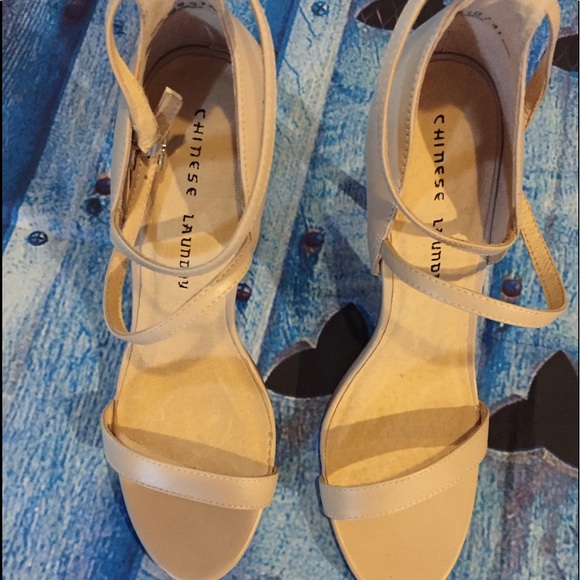 Chinese Laundry Shoes - Chinese Laundry Biege high heel shoes